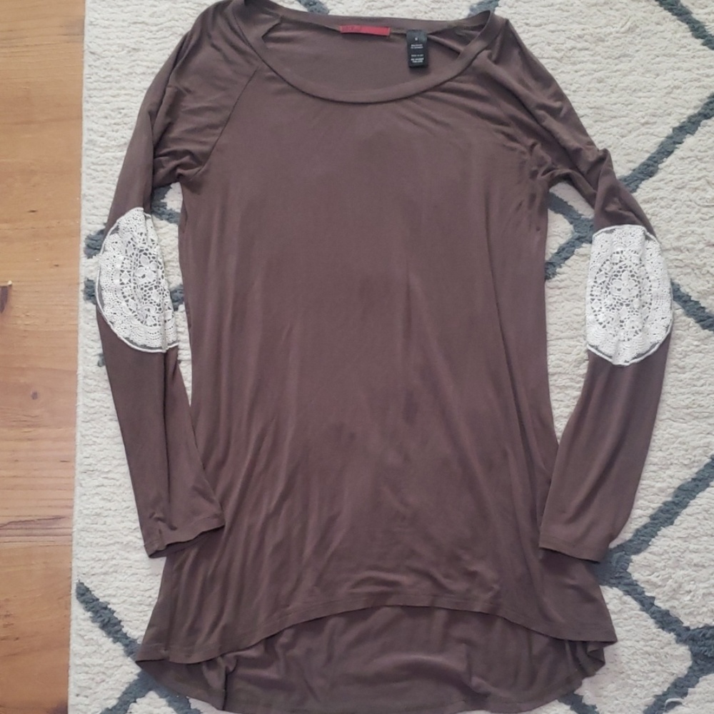 Bke Red long sleeve top